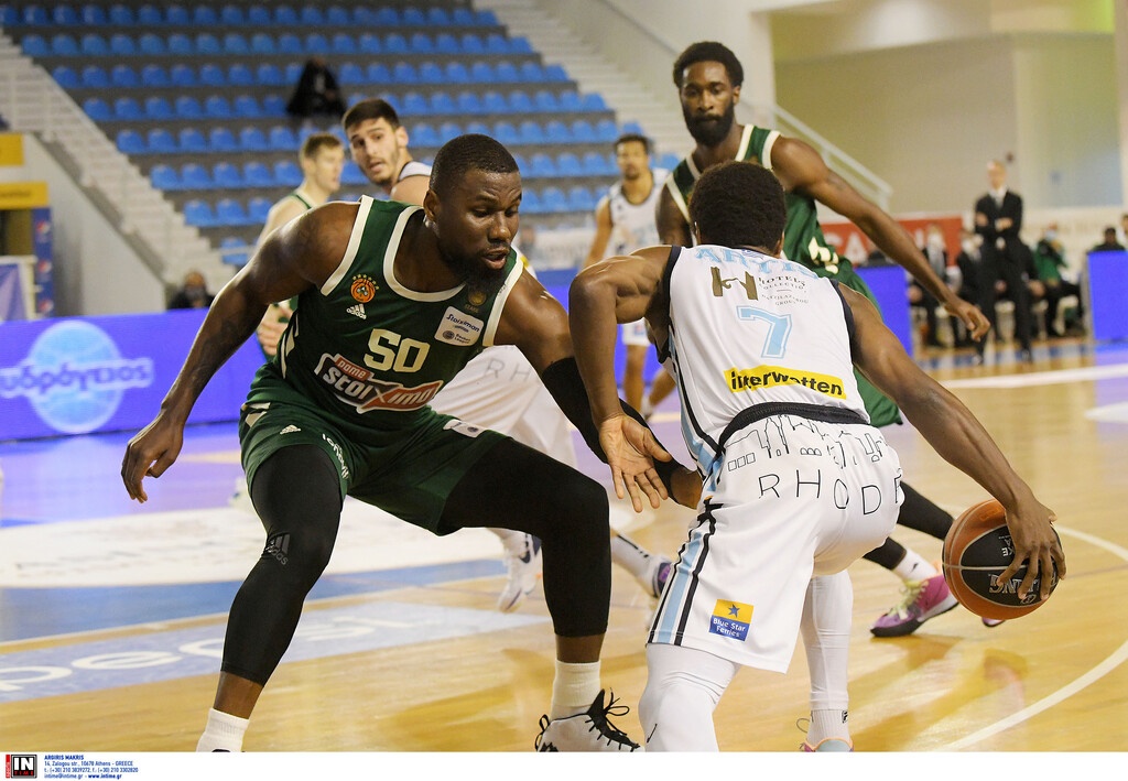 Κολοσσός Ρόδου - Παναθηναϊκός ΟΠΑΠ: Τρίποντη «πράσινη» εκτέλεση στο πρώτο μέρος (videos+photos)