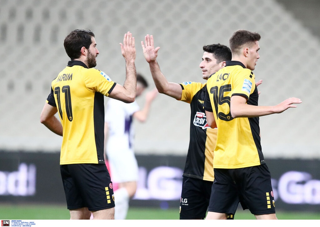 ΑΕΚ-Απόλλων Σμύρνης 2-0: Το «κάθαρισε» με Καρίμ και «έπιασε» τον Άρη (photos+videos)