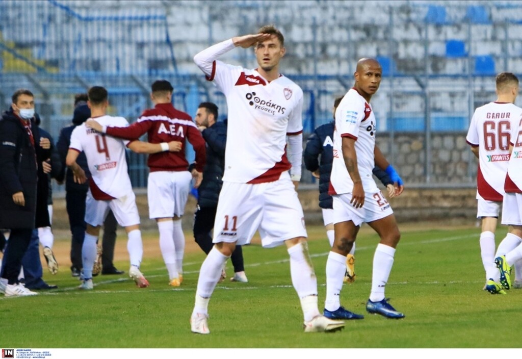 Λαμία-ΑΕΛ: Ημίχρονο-φωτιά με δύο γκολ και ξέσπασμα Κούγια (video+photos)