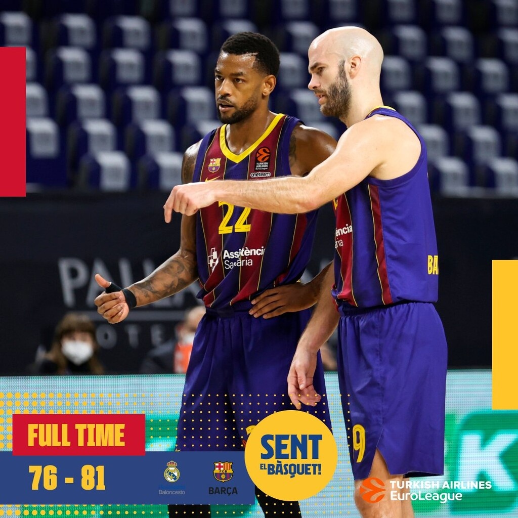 Ρεάλ Μαδρίτης - Μπαρτσελόνα 76-81: Πήρε το el clasico και δεν σταματιέται (videos+photos)