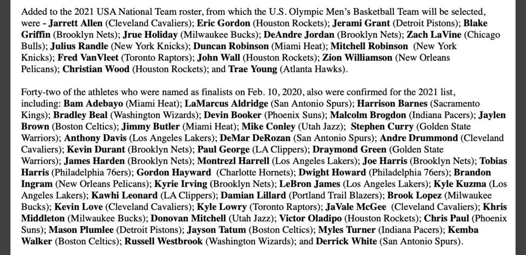 Team USA: Προεπιλογή που σκορπίζει «τρόμο» για τους Ολυμπιακούς Αγώνες (video+photos)