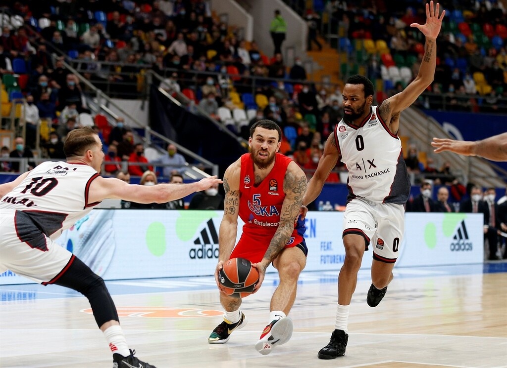 ΤΣΣΚΑ Μ.-Αρμάνι Μιλάνο 76-84: Ο Πάντερ άλωσε την Μόσχα!