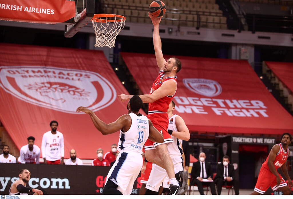 Ολυμπιακός - Ζενίτ 75-61: Αντέδρασε με ηγέτη τον Σπανούλη (videos+photos)