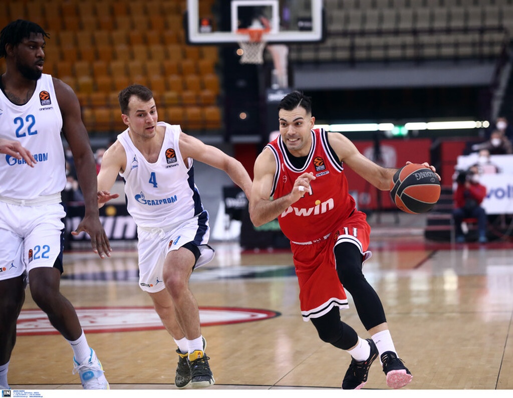 Ολυμπιακός - Ζενίτ 75-61: Αντέδρασε με ηγέτη τον Σπανούλη (videos+photos)