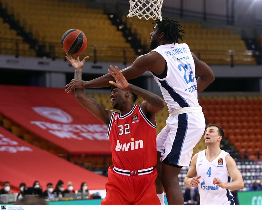 Ολυμπιακός - Ζενίτ 75-61: Αντέδρασε με ηγέτη τον Σπανούλη (videos+photos)