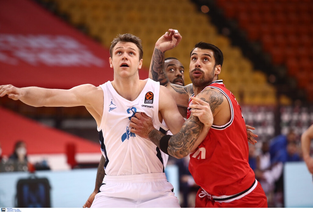 Ολυμπιακός - Ζενίτ 75-61: Αντέδρασε με ηγέτη τον Σπανούλη (videos+photos)