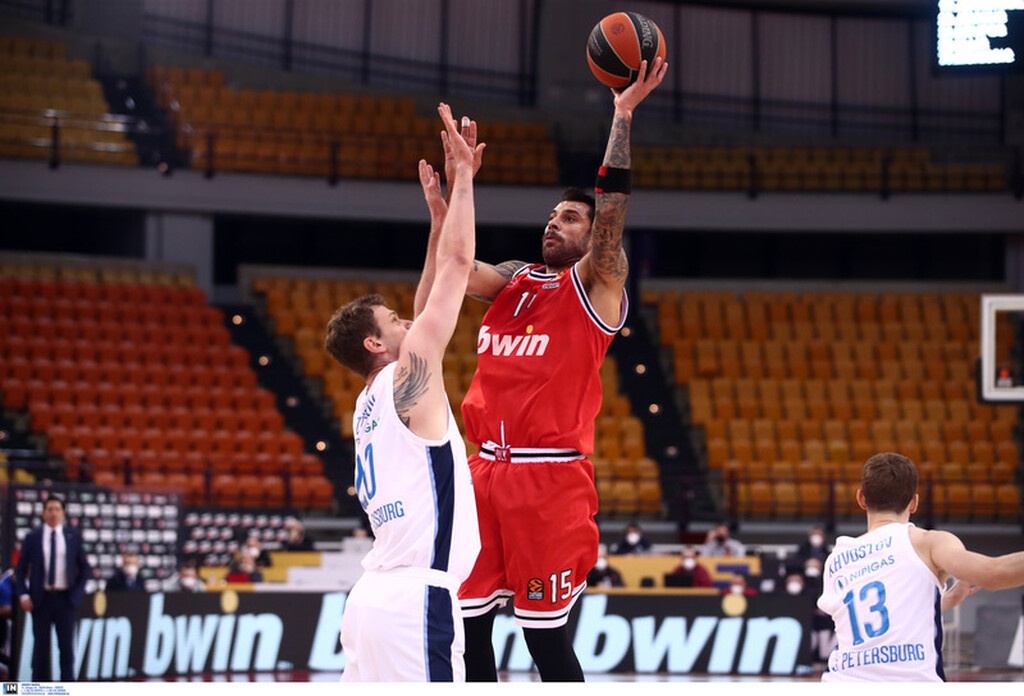 Ολυμπιακός - Ζενίτ 75-61: Αντέδρασε με ηγέτη τον Σπανούλη (videos+photos)