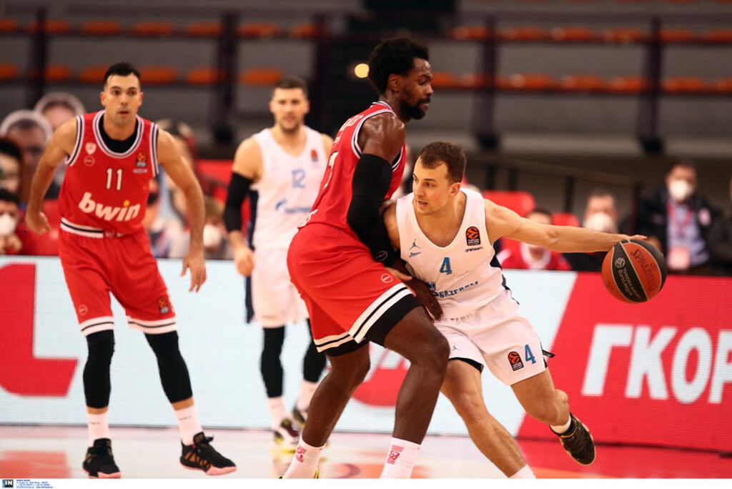 Ολυμπιακός - Ζενίτ 75-61: Αντέδρασε με ηγέτη τον Σπανούλη (videos+photos)