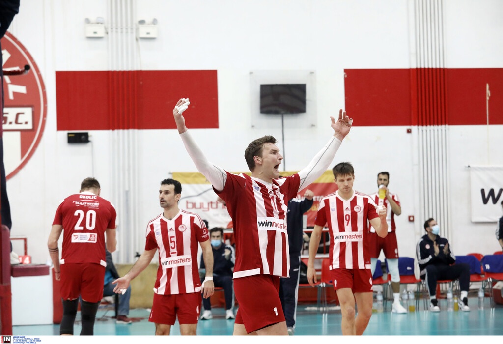 Ολυμπιακός - ΠΑΟΚ 3-2: Πήρε το «θρίλερ» και πλησιάζει τον τίτλο της Volley League