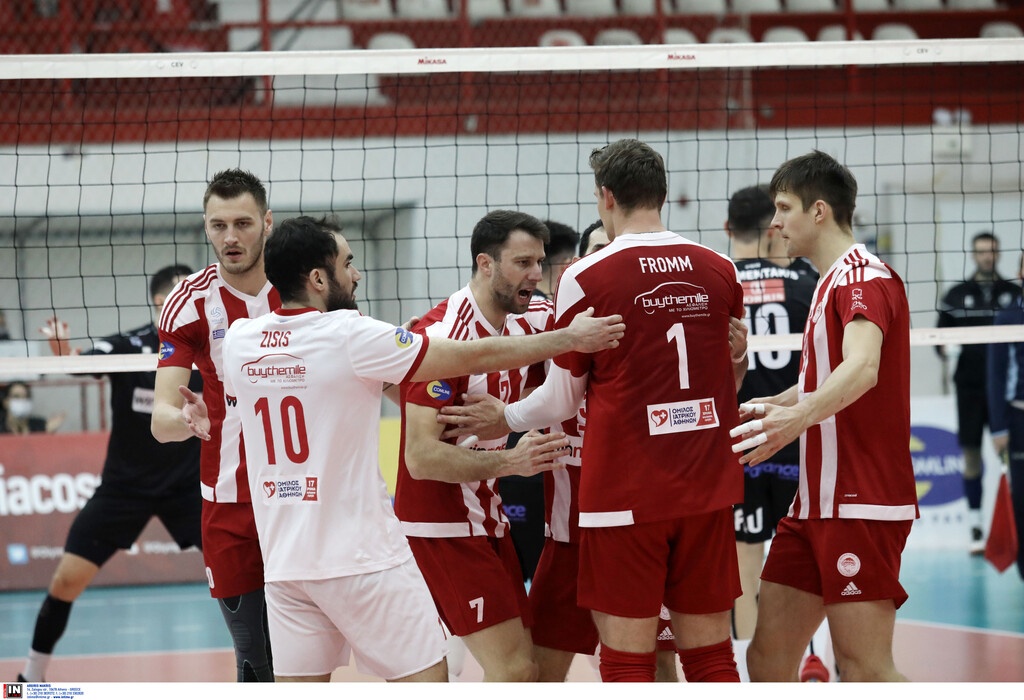 Ολυμπιακός - ΠΑΟΚ 3-2: Πήρε το «θρίλερ» και πλησιάζει τον τίτλο της Volley League