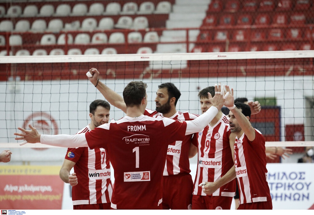 Ολυμπιακός - ΠΑΟΚ 3-2: Πήρε το «θρίλερ» και πλησιάζει τον τίτλο της Volley League