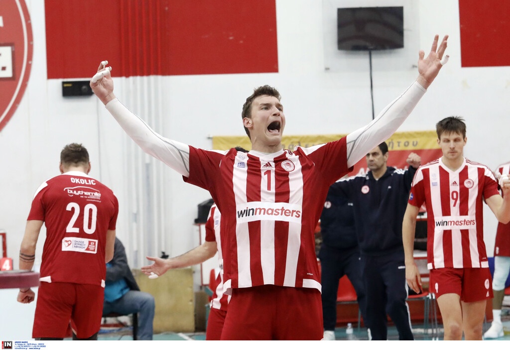 Ολυμπιακός - ΠΑΟΚ 3-2: Πήρε το «θρίλερ» και πλησιάζει τον τίτλο της Volley League