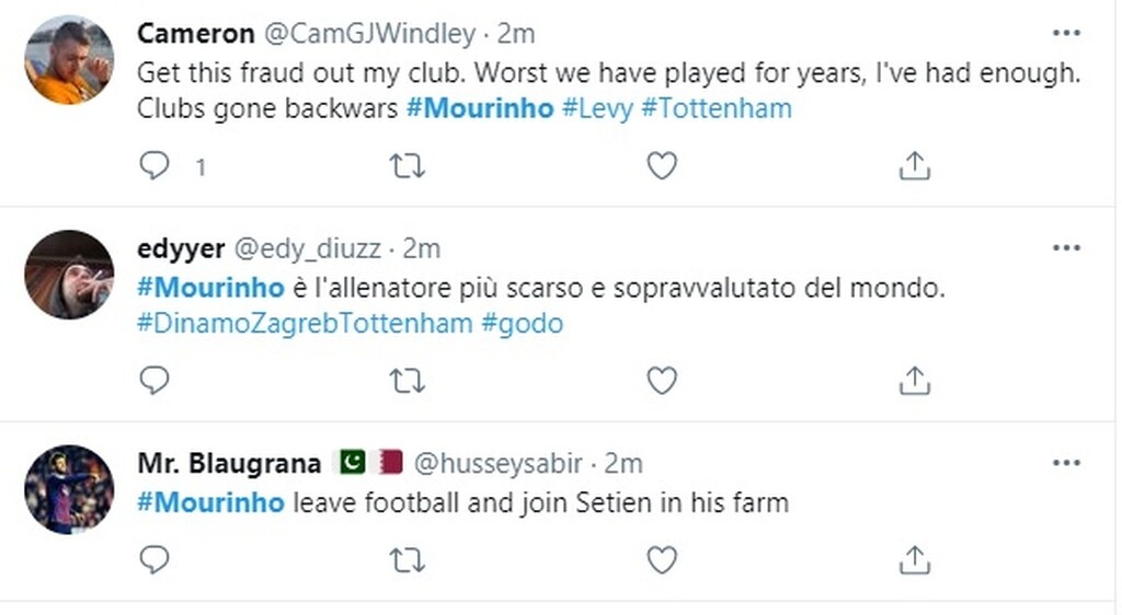 #JoseOut: Οργή για τον «απατεώνα» Μουρίνιο μετά τον αποκλεισμό της Τότεναμ (photos)