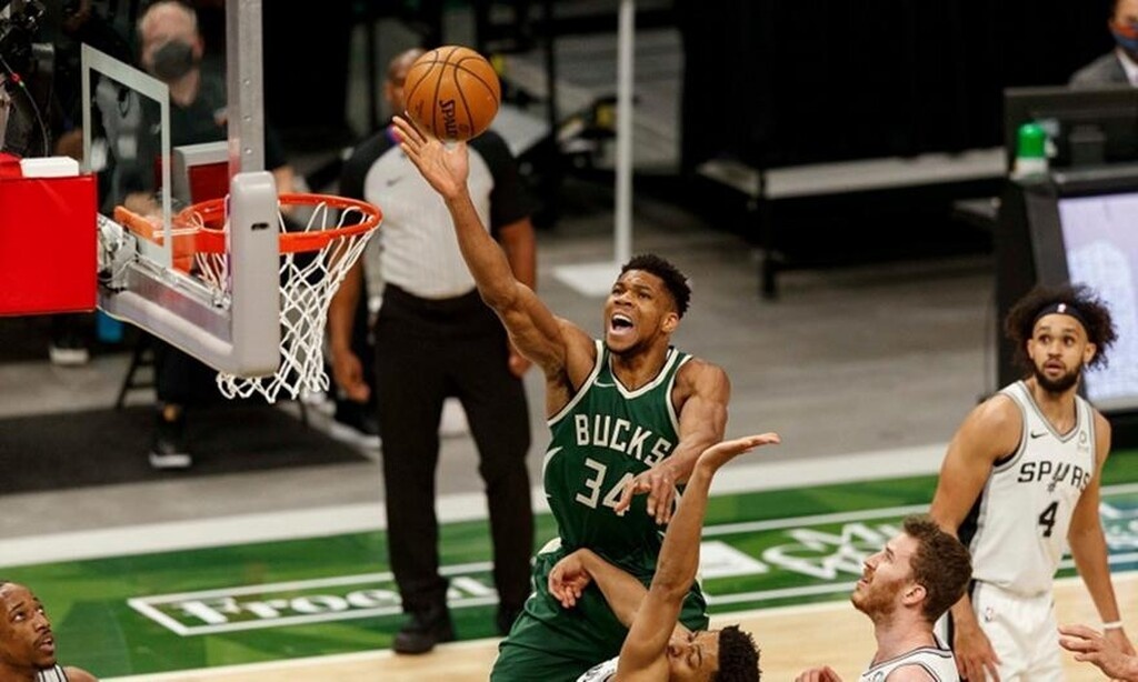NBA: Οδηγεί με ρεκόρ τους Μπακς ο Γιάννης (video+photos)