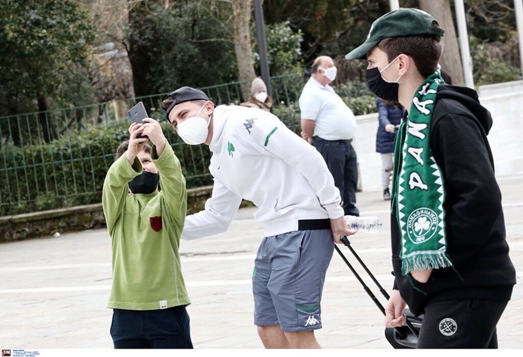 Αστέρας Τρίπολης-Παναθηναϊκός: Η αναχώρηση του «τριφυλλιού» για το γήπεδο (photos)