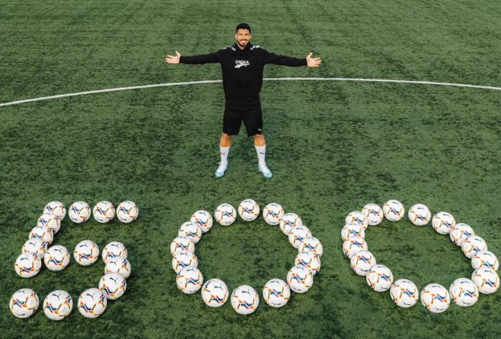 Λουίς Σουάρες: Έπιασε τα 500 και σπάει κάθε ρεκόρ (photos+video)