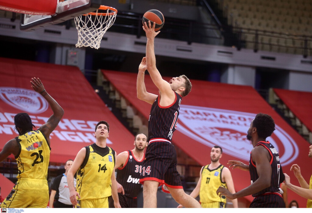 Ολυμπιακός-Άρης 97-67: Έκαναν την δουλειά Λαρεντζάκης-Κουφός