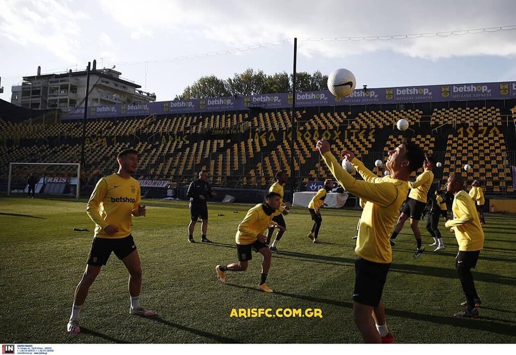 Άρης: Προπόνηση στο κρύο! (Photos)