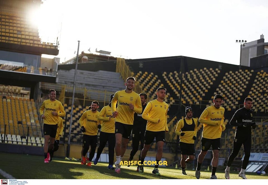 Άρης: Προπόνηση στο κρύο! (Photos)