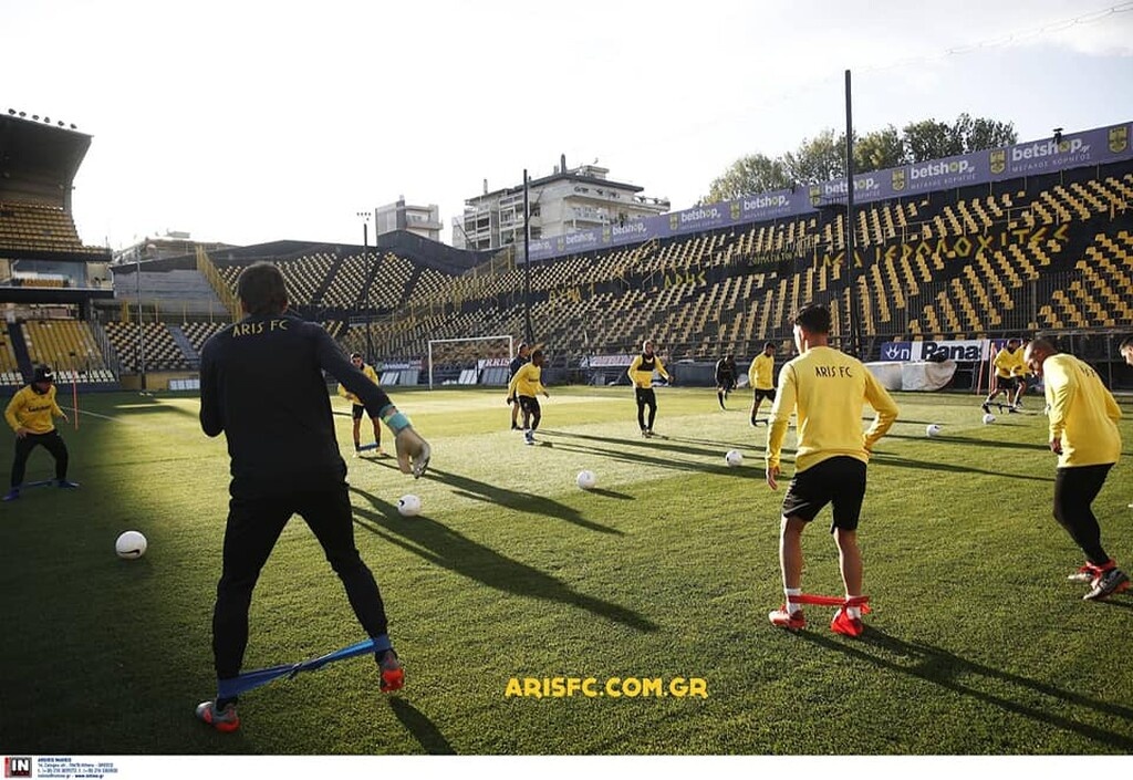 Άρης: Προπόνηση στο κρύο! (Photos)