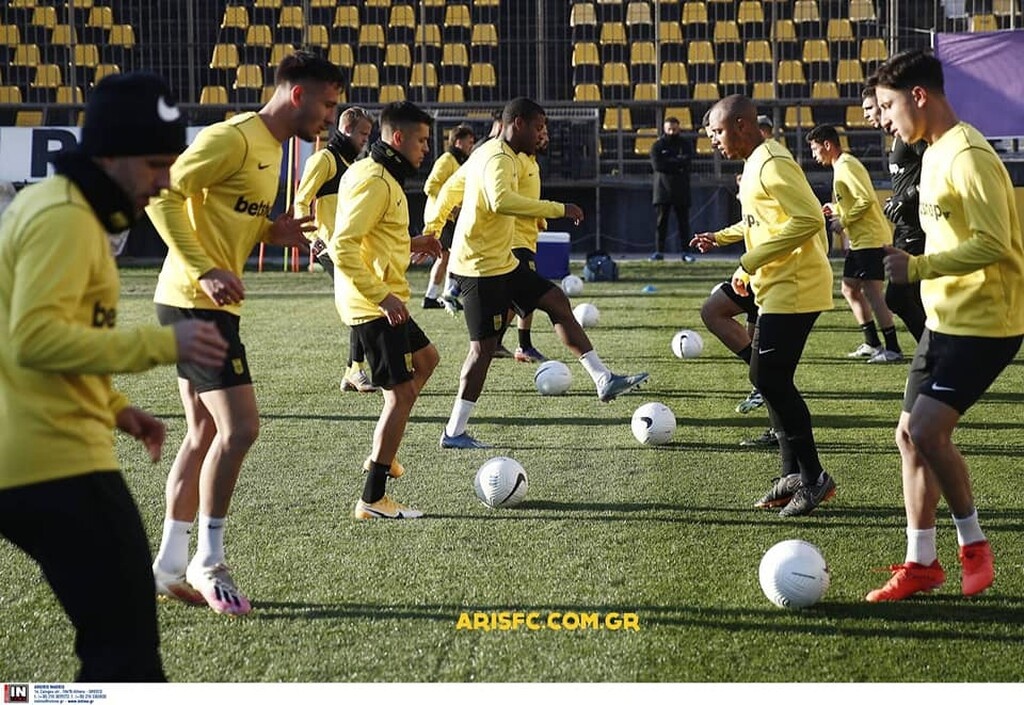 Άρης: Προπόνηση στο κρύο! (Photos)