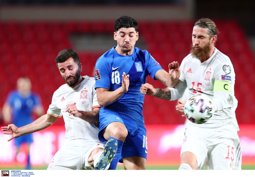 Το ματς της Εθνικής με την Ισπανία σε εικόνες