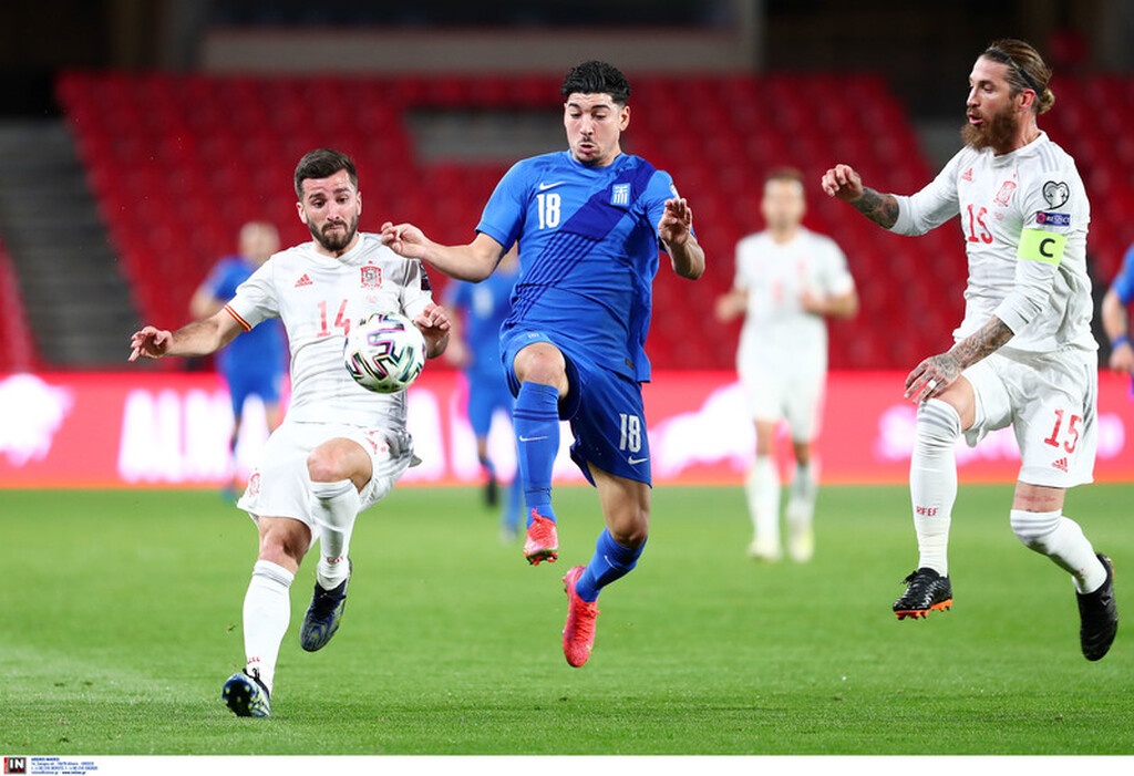 Το ματς της Εθνικής με την Ισπανία σε εικόνες