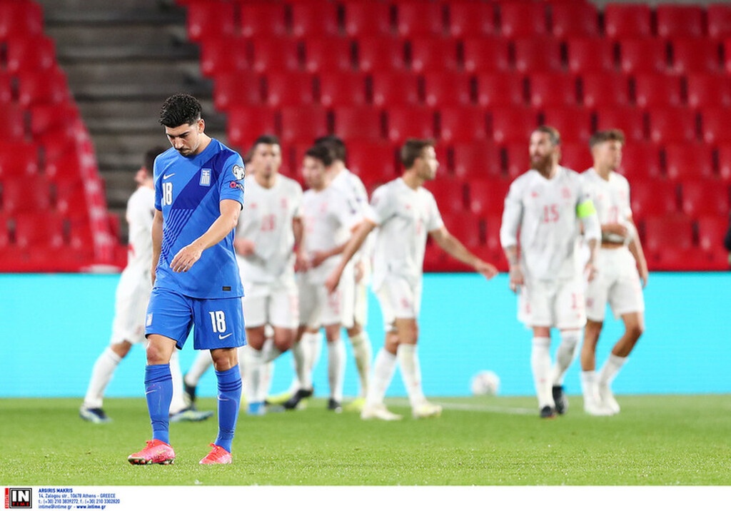 Το ματς της Εθνικής με την Ισπανία σε εικόνες
