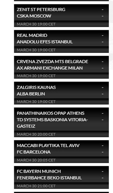 Euroleague: Εκτός οκτάδας και μαθηματικά ο Ολυμπιακός - Η βαθμολογία της διοργάνωσης (photos)