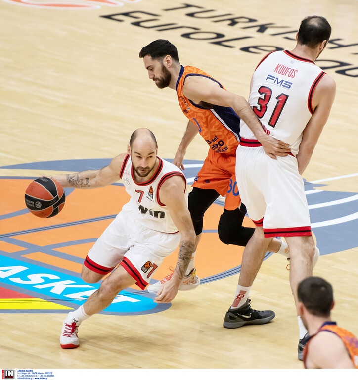 Βαλένθια-Ολυμπιακός 79-88: Δεν είχε άγχος και έφυγε με το «διπλό» (video+photos)