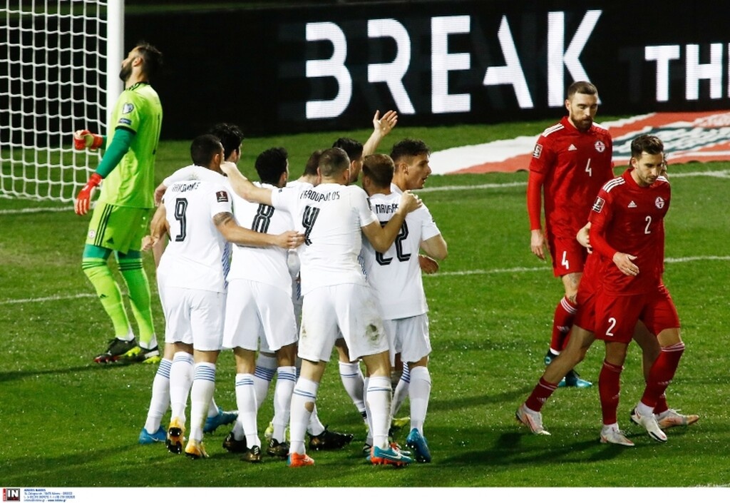 Ελλάδα-Γεωργία:  Αυτογκόλ-δώρο στην Τούμπα - Ισοφάριση με γκολάρα (video)