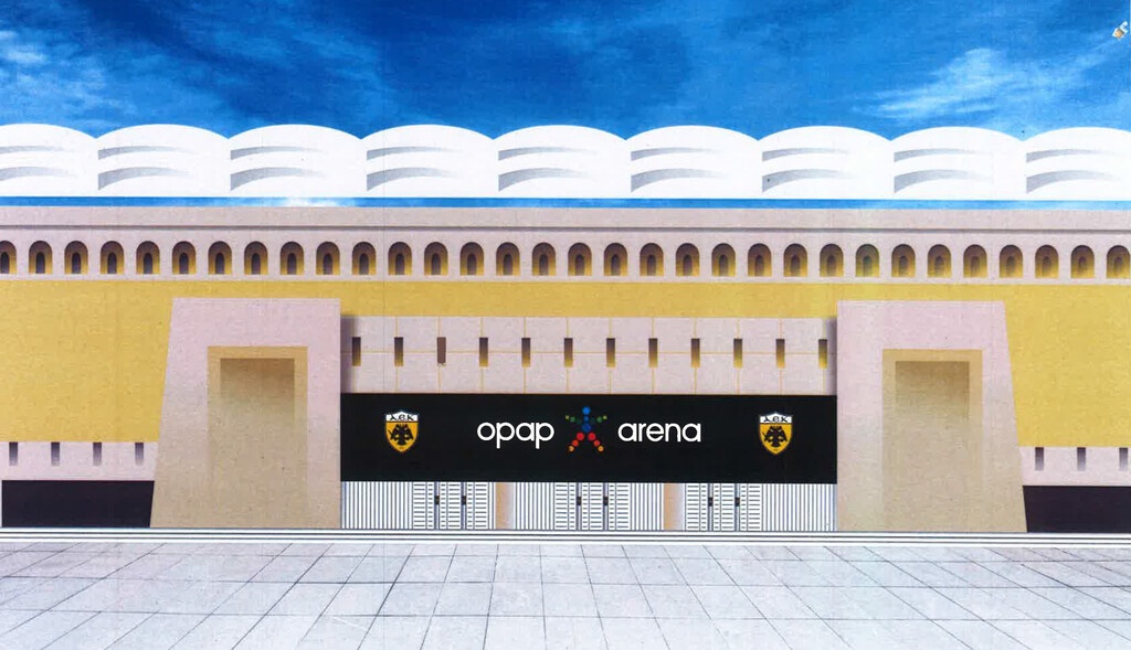 ΑΕΚ: Το τελικό σχέδιο για την Αγιά Σοφιά - H είσοδος για το μουσείο και η πλαϊνή όψη