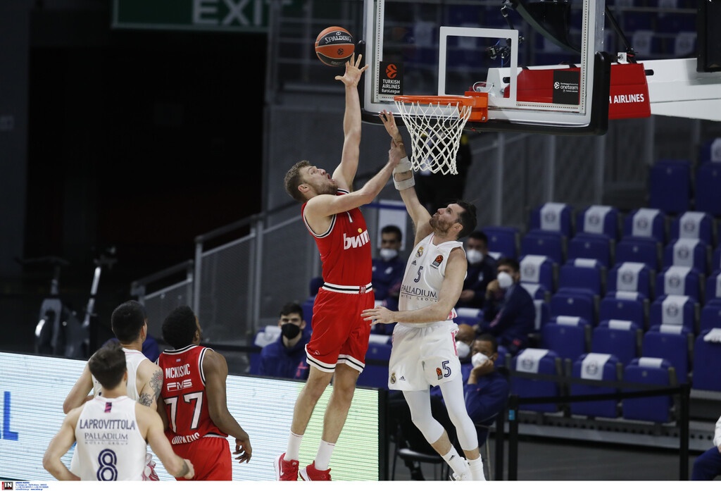 Ρεάλ-Ολυμπιακός 72-63: Η Ρεάλ το ήθελε περισσότερο