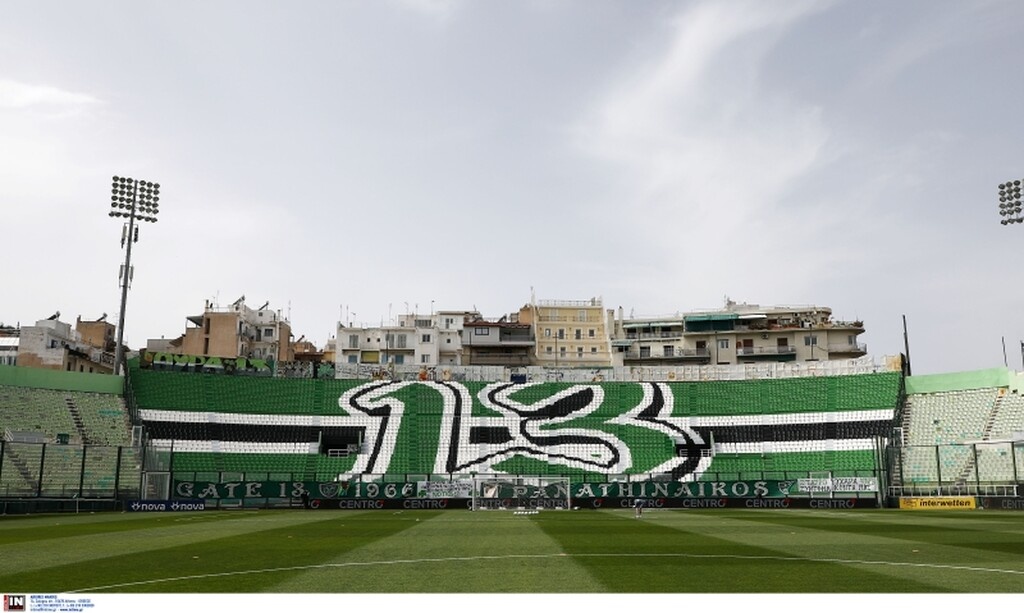 Παναθηναϊκός-ΠΑΟΚ: Η νέα όψη της Θύρας 13 - Εντυπωσιακό «γράφιτι» στο πέταλο (photos)