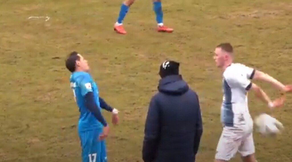 Ξεκαρδιστική αντίδραση σε πλάγιο άουτ - Πήρε τον νόμο στα χέρια του (video)