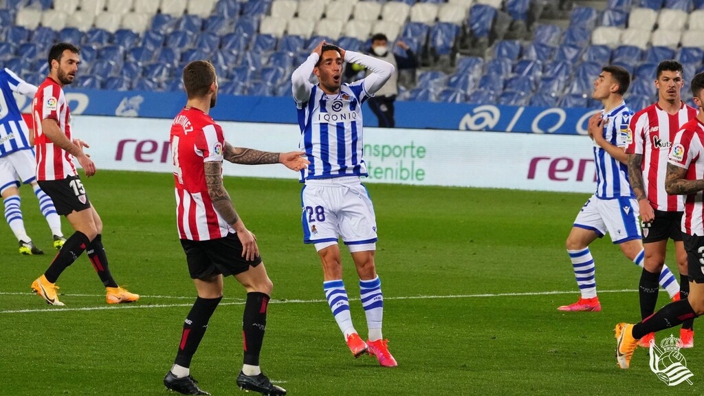 La Liga: Θρίλερ στο τέλος και «Χ» στο ντέρμπι των Βάσκων Ρεάλ Σοσιεδάδ-Μπιλμπάο (video+photos)