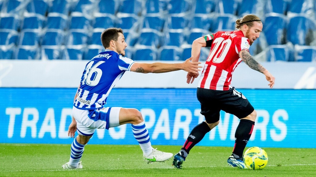 La Liga: Θρίλερ στο τέλος και «Χ» στο ντέρμπι των Βάσκων Ρεάλ Σοσιεδάδ-Μπιλμπάο (video+photos)