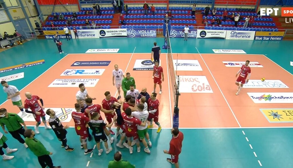 Φοίνικας Σύρου - Παναθηναϊκός: Ένταση και ξύλο στο φινάλε (photos)