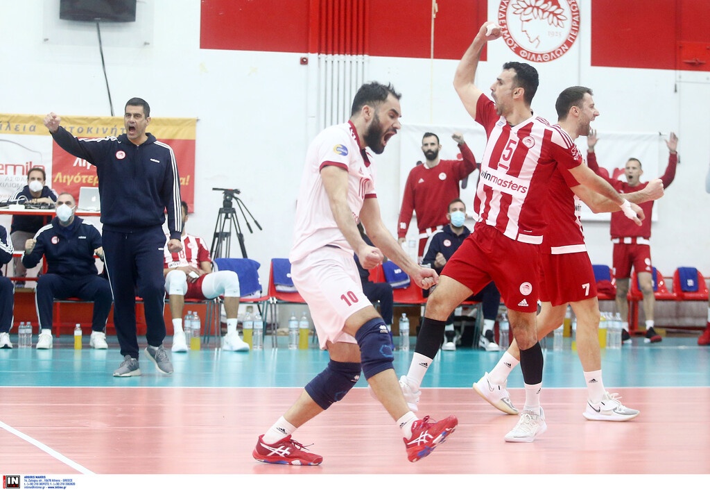 Volley League: Πρωταθλητής και μαθηματικά ο Ολυμπιακός
