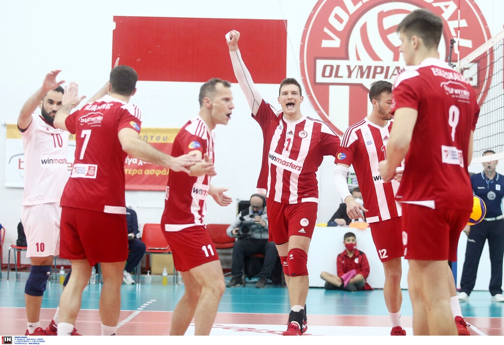 Volley League: Πρωταθλητής και μαθηματικά ο Ολυμπιακός