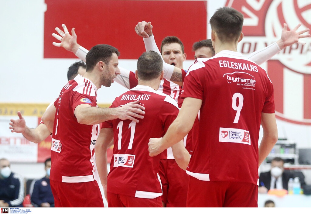 Volley League: Πρωταθλητής και μαθηματικά ο Ολυμπιακός