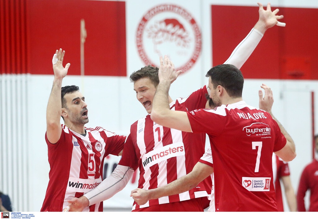 Volley League: Πρωταθλητής και μαθηματικά ο Ολυμπιακός