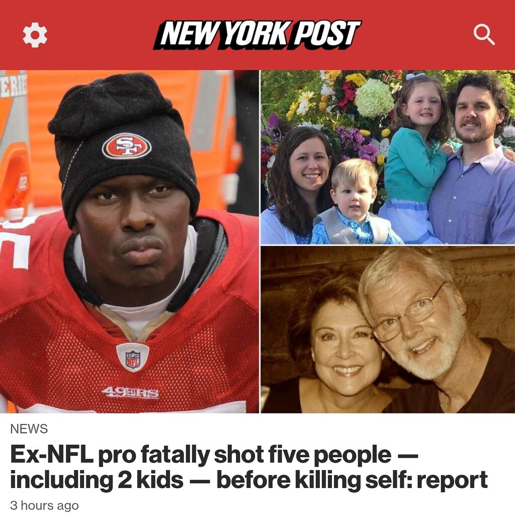 Τραγωδία στις ΗΠΑ! Πρώην αστέρας του NFL σκότωσε πέντε άτομα και μετά αυτοκτόνησε