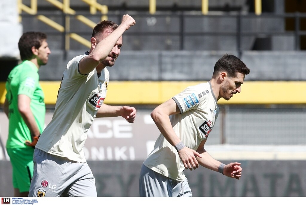 Άρης-ΑΕΚ: Σαρωτικό 0-3 στο ημίχρονο - Δόθηκε κι άλλο πέναλτι (videos)