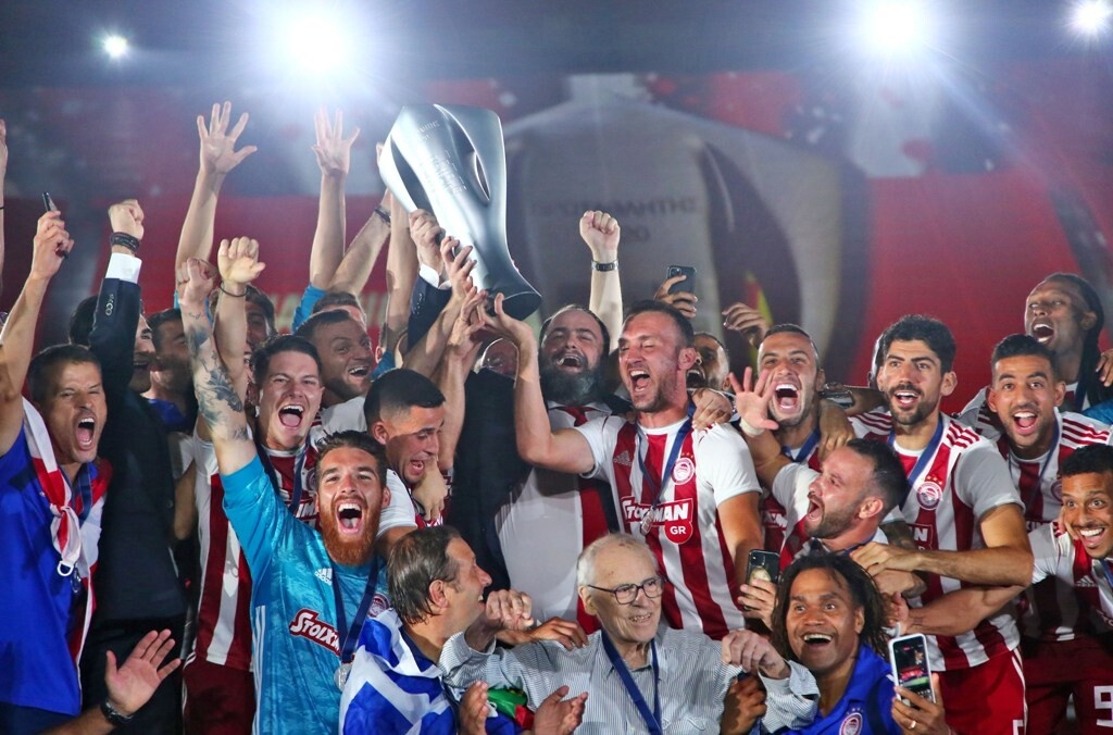 Ολυμπιακός: Έτσι κάνει φιέστα τίτλου στο ντέρμπι με Παναθηναϊκό (photos)