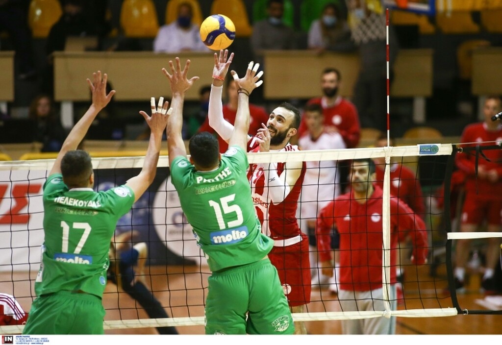 Παναθηναϊκός-Ολυμπιακός 3-2 σετ: Τον «κάρφωσε» με επική ανατροπή (photos+video)