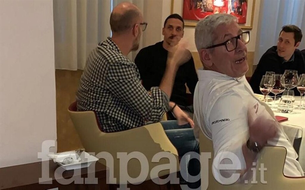 Σάλος στην Ιταλία με Ιμπραΐμοβιτς - Έσπασε την καραντίνα και έφαγε με φίλους σε εστιατόριο