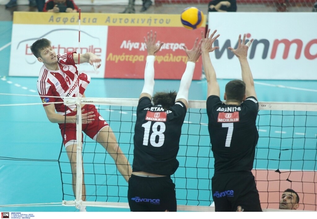 Volley League: «Πάρτι» τίτλου με ΠΑΟΚ ο Ολυμπιακός (photos+video)