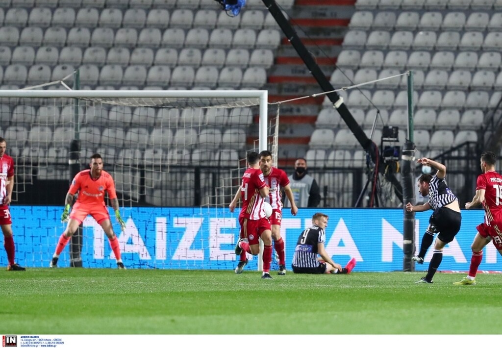 ΠΑΟΚ-Ολυμπιακός: Τραγικό λάθος ο Αβραάμ, γκολ ο Ζίβκοβιτς (videos+photos)