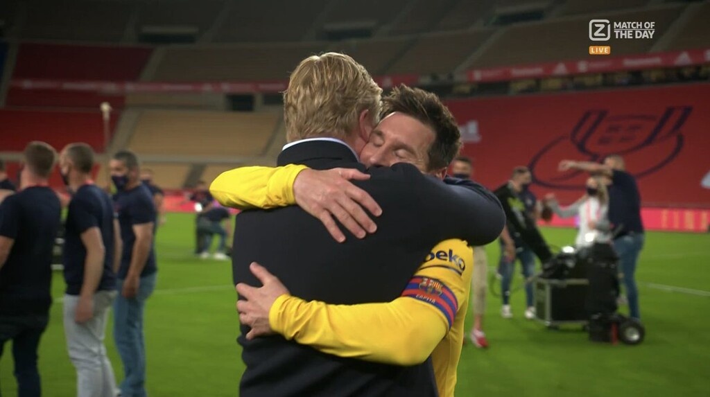 Μπαρτσελόνα: Ο πανευτυχής Κούμαν και η... ατάκα για Μέσι (photos)